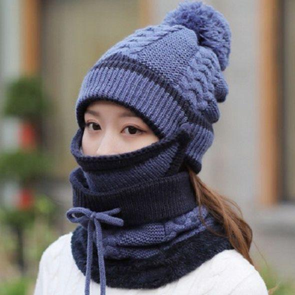 Skanto | 3PCS Kvinner Vinter Halssett