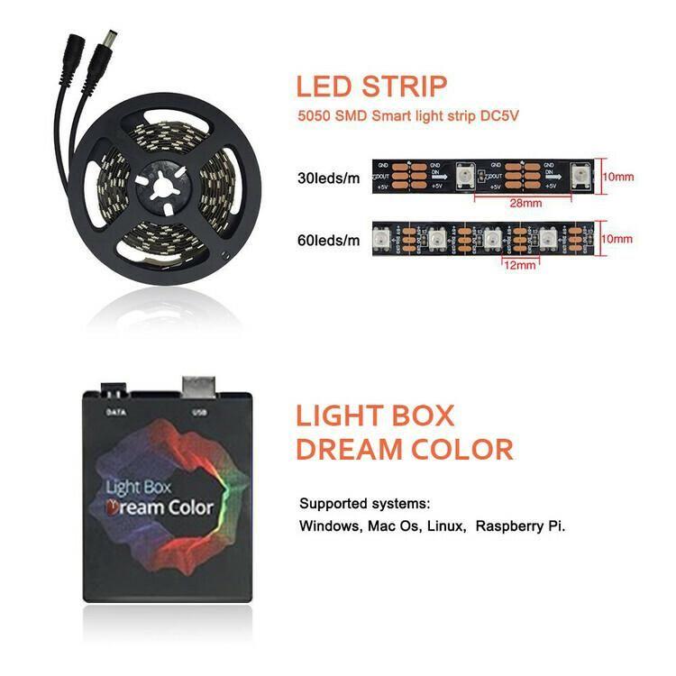 Skanto | TV PC Drøm Skjerm USB LED Striper