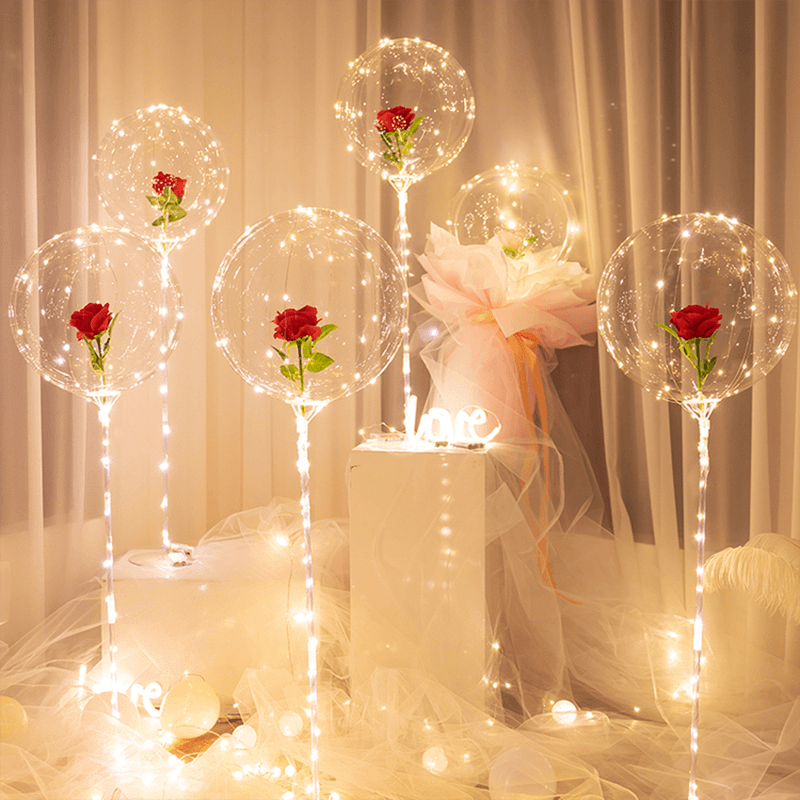 Skanto | LED Luminous Balloon Ros bouquet