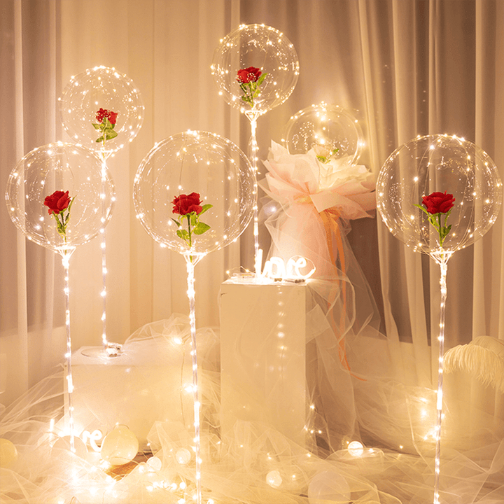 Skanto | LED Luminous Balloon Ros bouquet