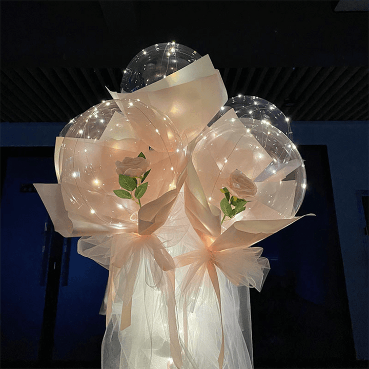 Skanto | LED Luminous Balloon Ros bouquet