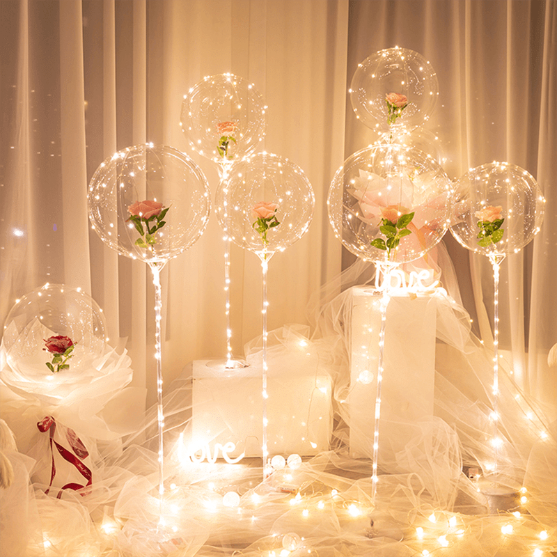 Skanto | LED Luminous Balloon Ros bouquet
