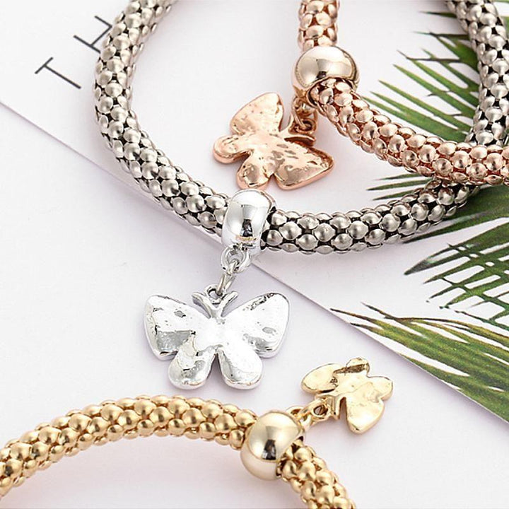 Skanto | Charm Rhinestone Popcorn Armbånd