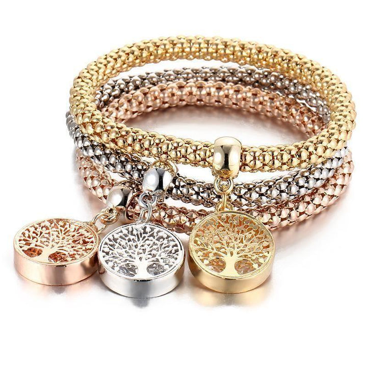 Skanto | Charm Rhinestone Popcorn Armbånd