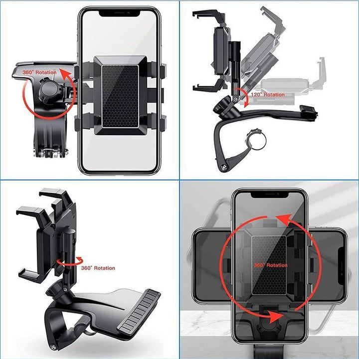 Skanto | Bil Dashboard Telefonholder med Nummerplater