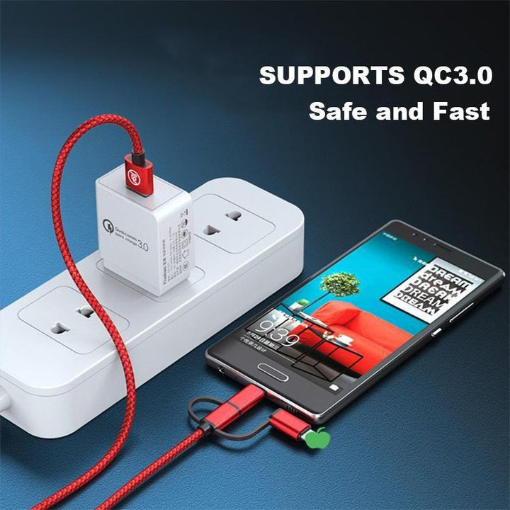 Skanto | 3 i 1 Universal Ladekabel