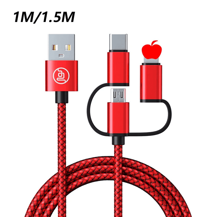 Skanto | 3 i 1 Universal Ladekabel