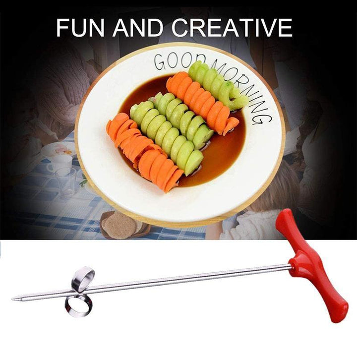 Skanto | Kreativ Grønnsak Frukt Spiral Twist Kniv