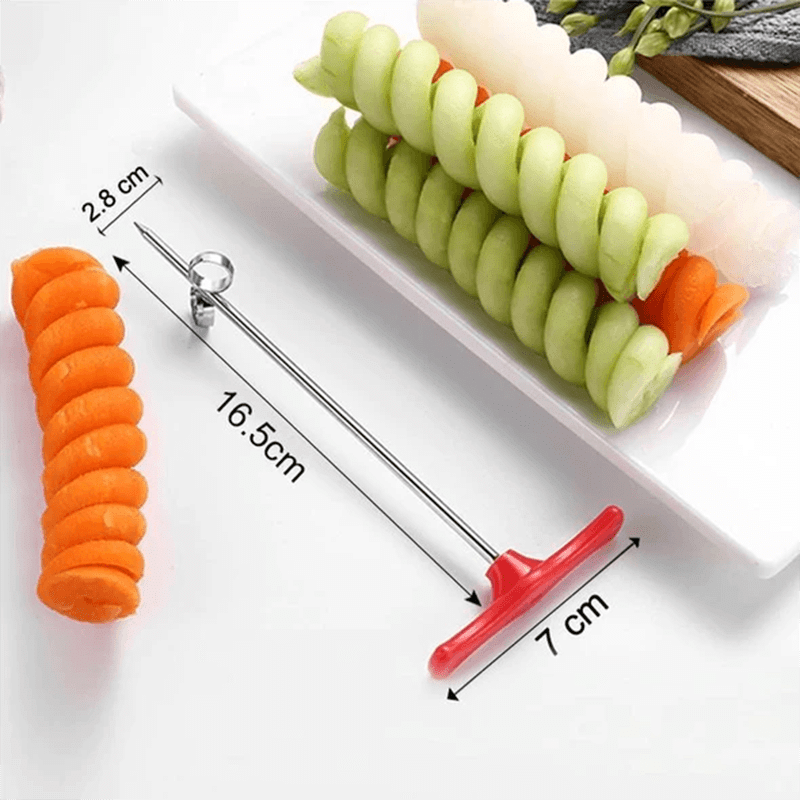 Skanto | Kreativ Grønnsak Frukt Spiral Twist Kniv