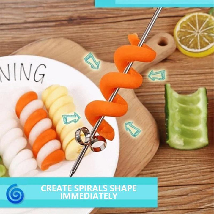 Skanto | Kreativ Grønnsak Frukt Spiral Twist Kniv