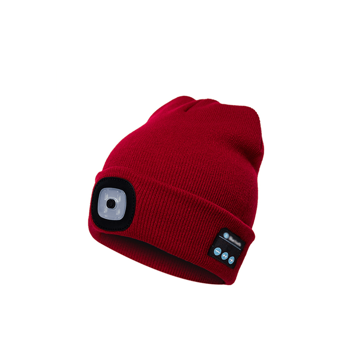 Skanto | Oppgradert Unisex Musikalsk Bluetooth LED Lue
