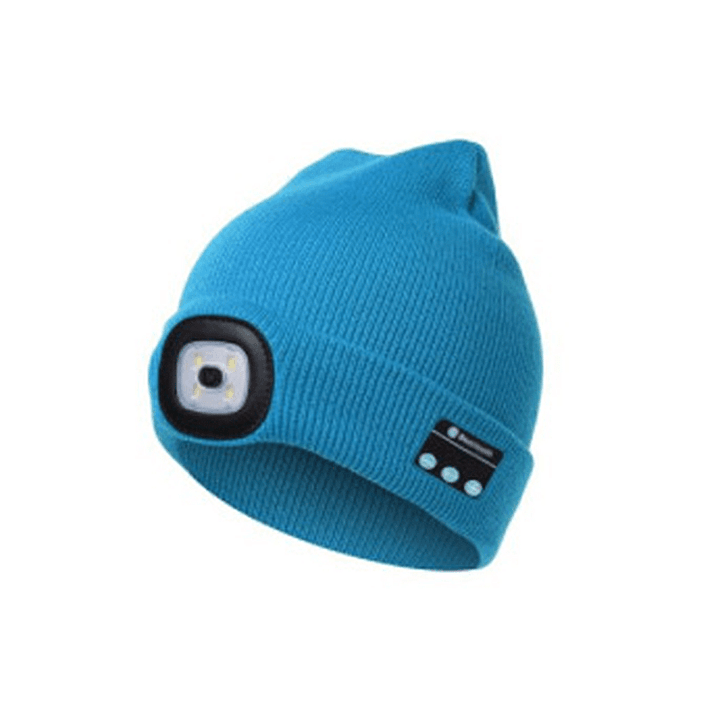 Skanto | Oppgradert Unisex Musikalsk Bluetooth LED Lue