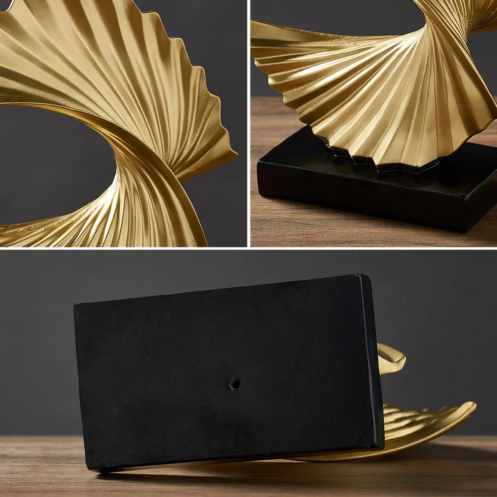 Skanto | Stilig Halvmåne Skulptur – Elegant Månedekor for Hjem & Kontor
