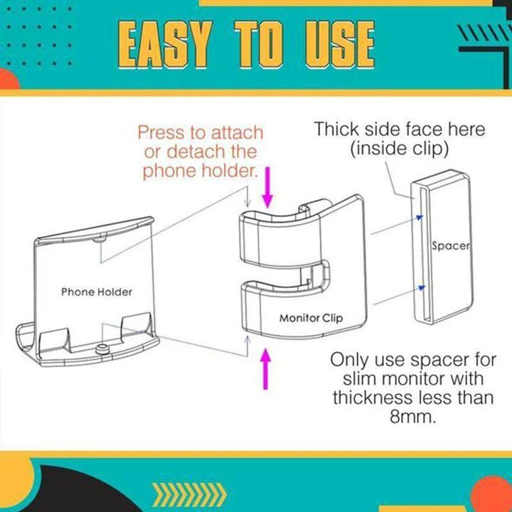 Skanto | Laptop Side Telefonholder