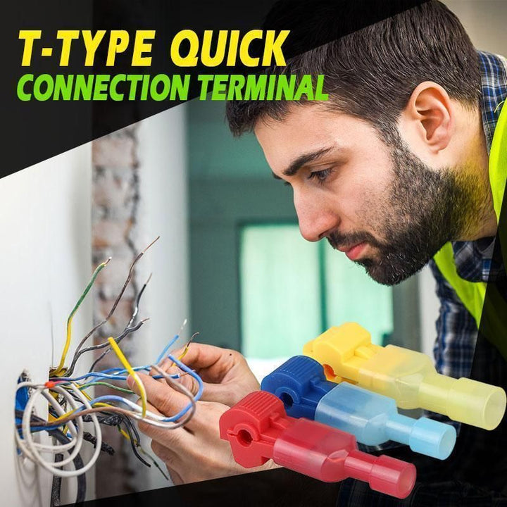 Skanto | T-Type Hurtigkobling Terminal (120PCS)