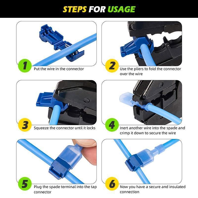 Skanto | T-Type Hurtigkobling Terminal (120PCS)