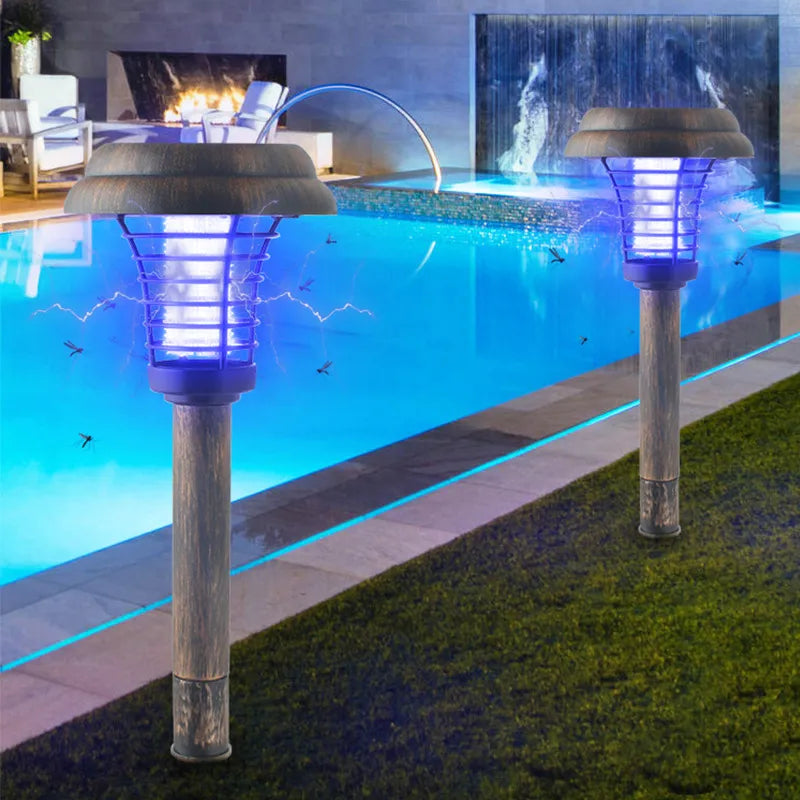 Skanto | Solar Hagebelysning med Insektavvisende - LED Utendørs Lampe for Terrasse & Hage
