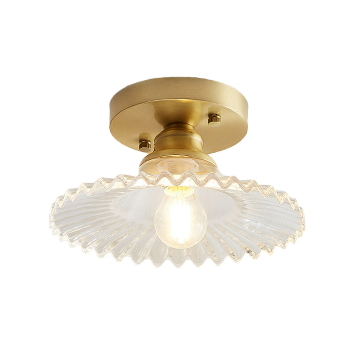 Skanto | Taklampe Vintage Glass Flushmount Fixture
