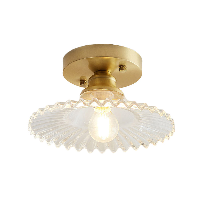 LumiCraft – Industriell Taklampe med Grønn Glasskjerm | Skanto