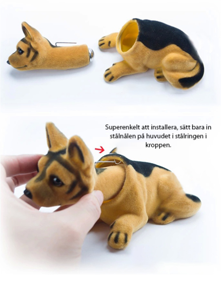Skanto | Nikkende Hund Bil Dekorasjon