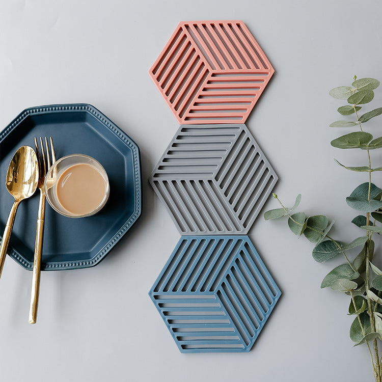 Unisex Silikon coasters med moderne geometrisk design Skanto