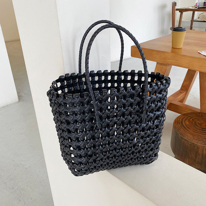 Stylish and Practical Woven Material Tote Bag Skanto