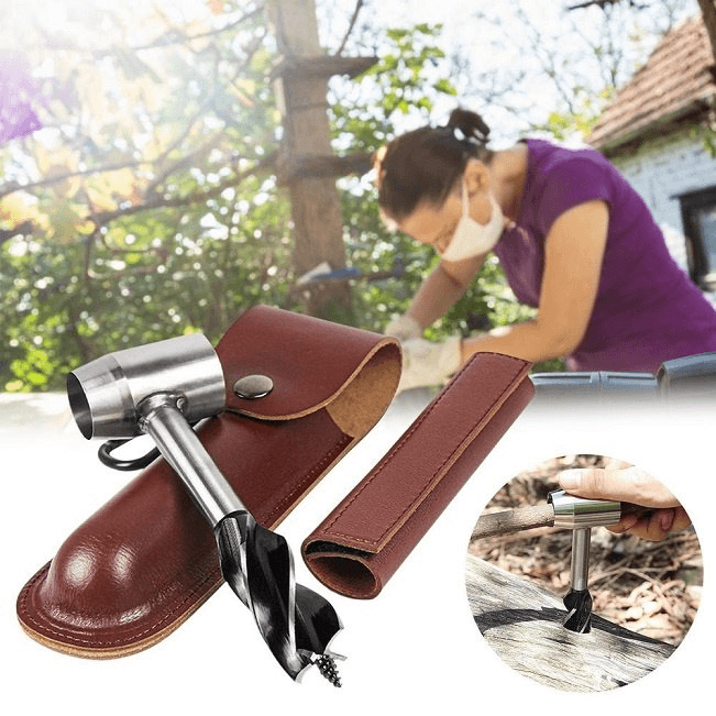 Skanto | SAKER® UPGRADE BUSHCRAFT HÅND DRILL SKYVER