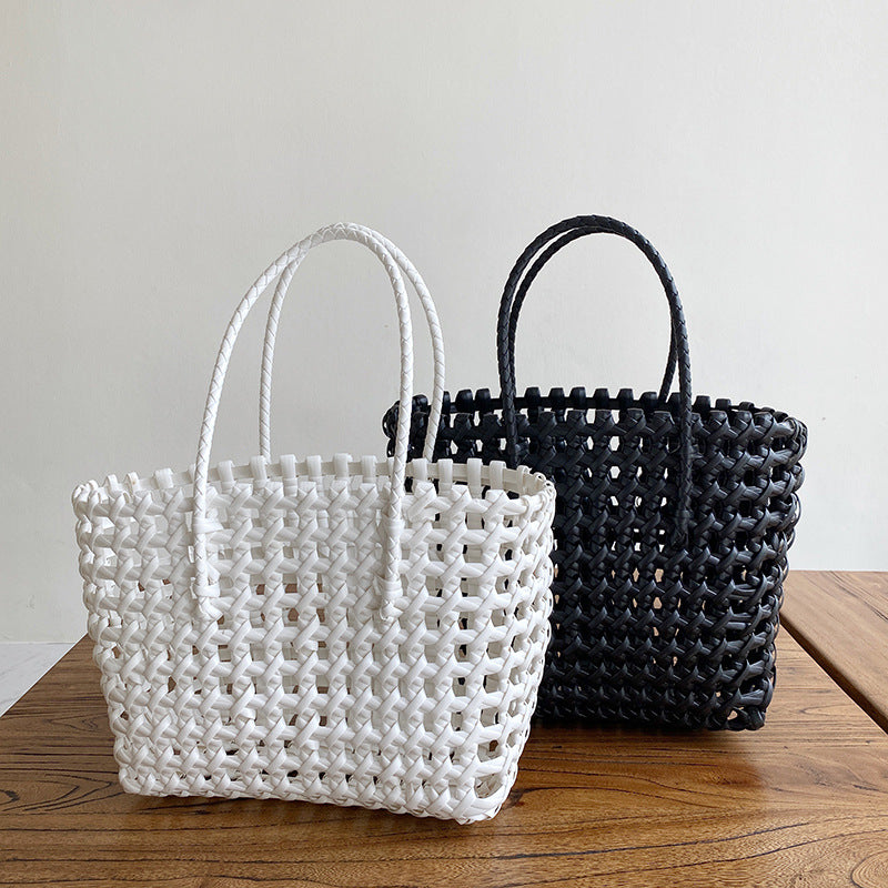 Stylish and Practical Woven Material Tote Bag Skanto