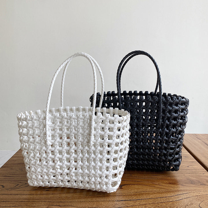 Stylish and Practical Woven Material Tote Bag Skanto