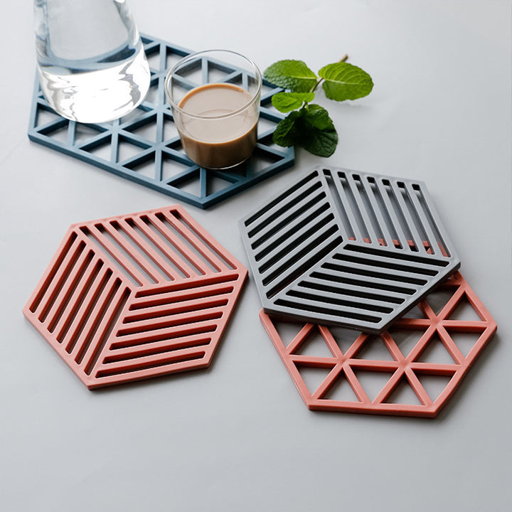 Unisex Silikon coasters med moderne geometrisk design Skanto