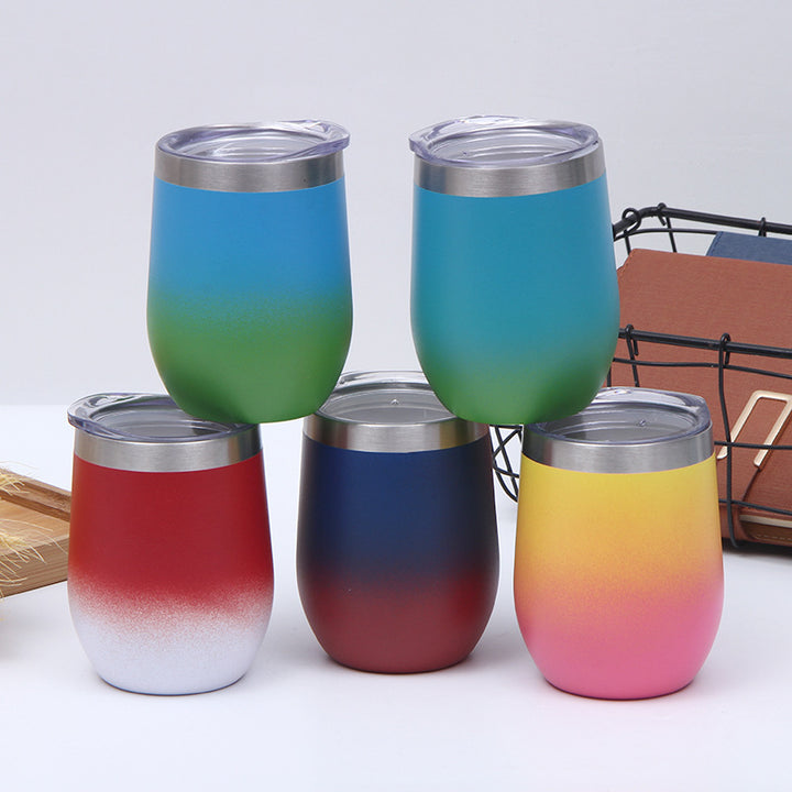 Unisex rustfritt stål isolerte vinglass Skanto