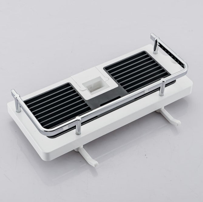 Baderomsreol Caddy for dusjstang, ingen boring Stang dusjreol holder | Skanto