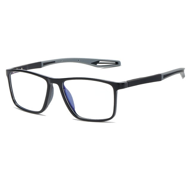 Sport-briller med ultralette, progressive glass som filtrerer bort blått lys