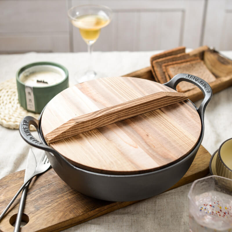 CastePrima Pan - Holdbar Non-stick & Tremm lokk Skanto