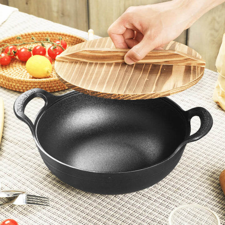 CastePrima Pan - Holdbar Non-stick & Tremm lokk Skanto