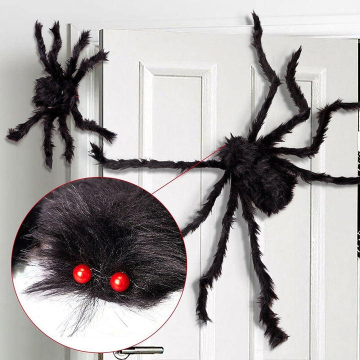 Skanto | Halloween Utendørs Kjempe Edderkopp Dekorasjon Prop