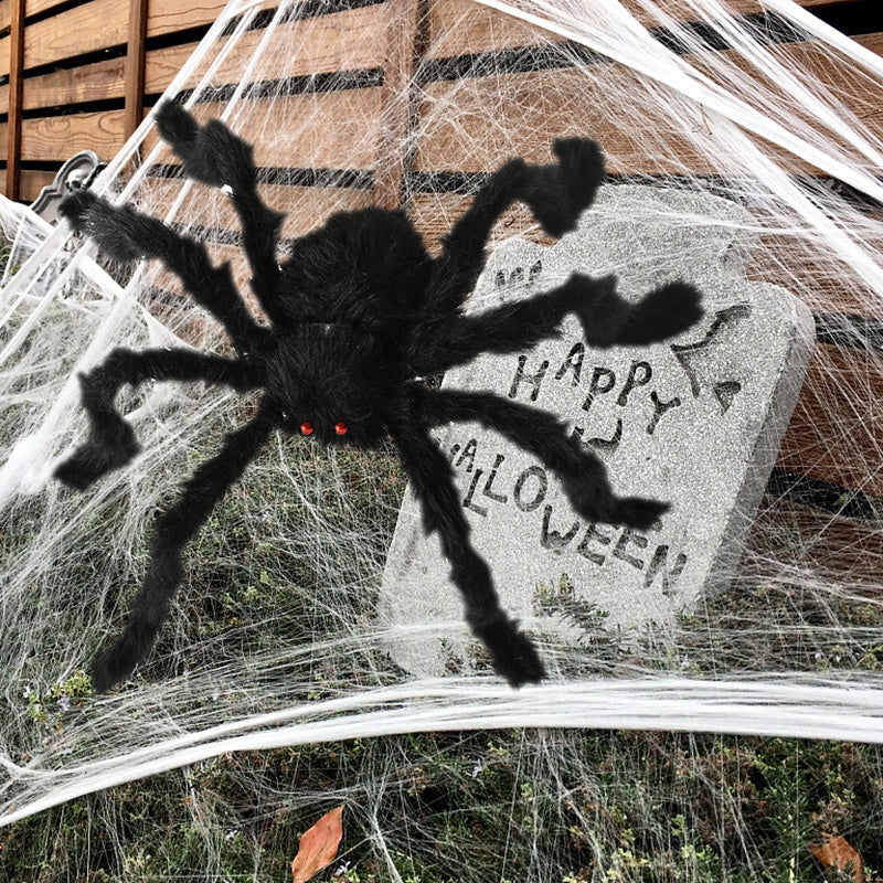 Skanto | Halloween Utendørs Kjempe Edderkopp Dekorasjon Prop