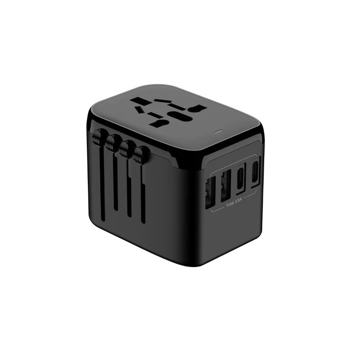 Universell 100V-220V smart reiseadapter spenningsomformer