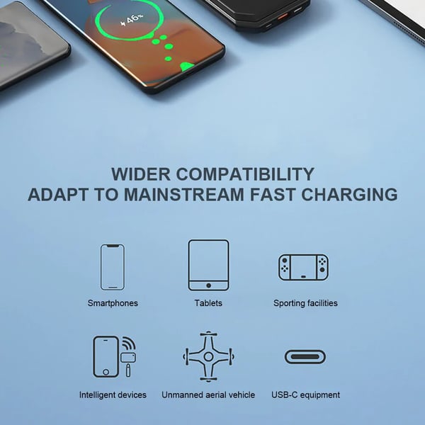 Skanto | VoltEdge Utvidbar Bil Lader – Universell Hurtiglader 80 cm