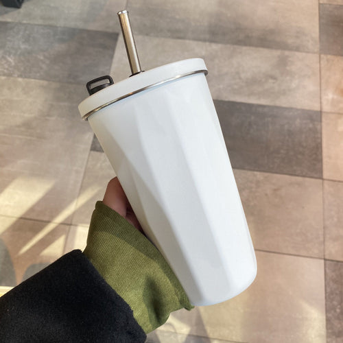 Skanto | Kopp med sammenleggbart sugerør
