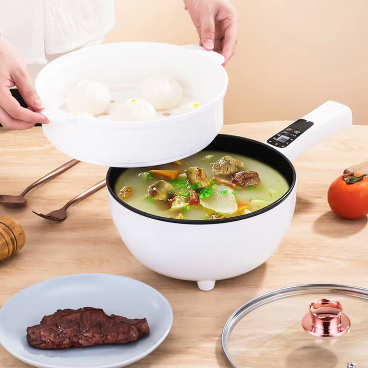 SmartChef - Elektrisk Multifunksjonell Panne med Dampkokker | Skanto