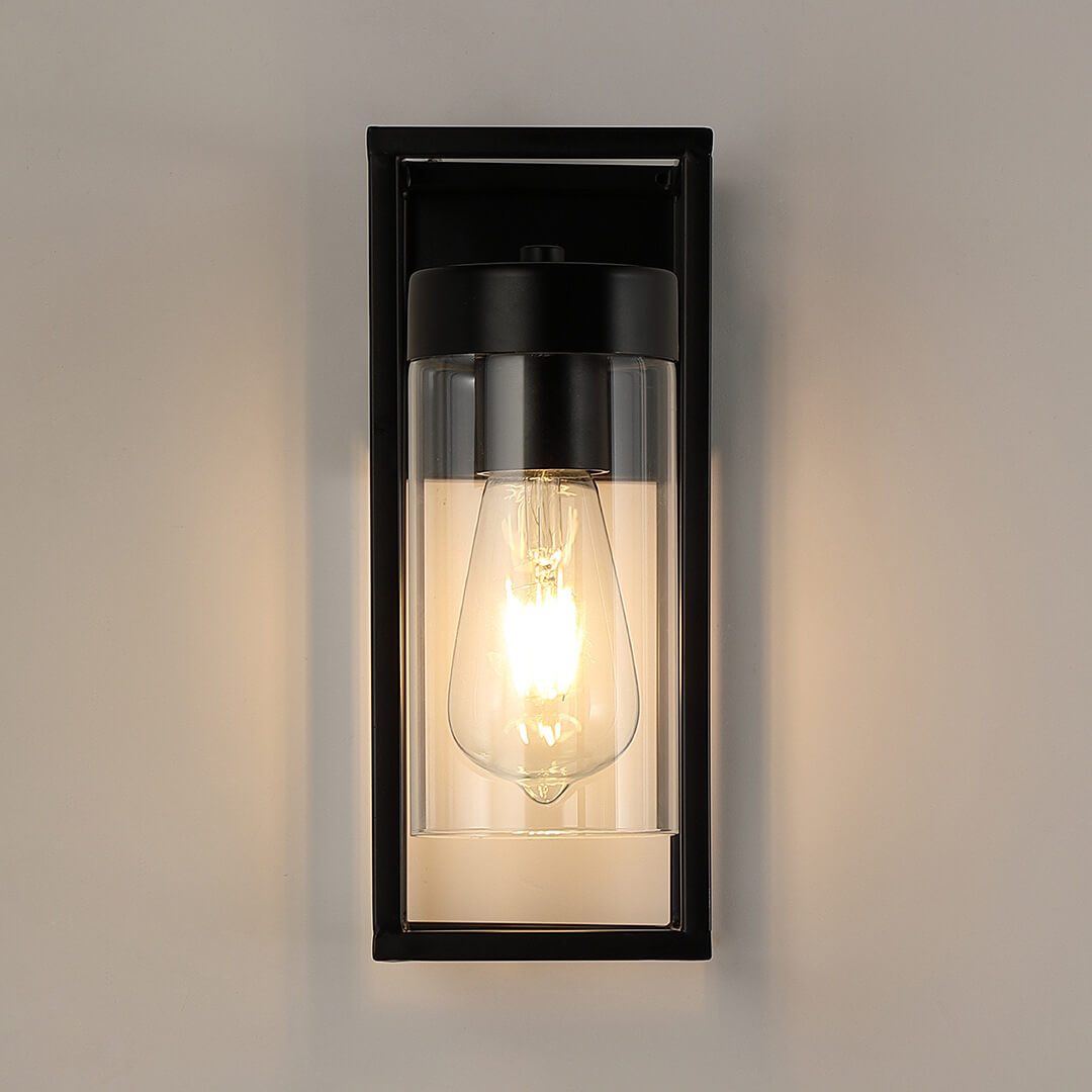 LumiGlass - Elegant Glass Vegglampe for Atmosfærisk Belysning Skanto