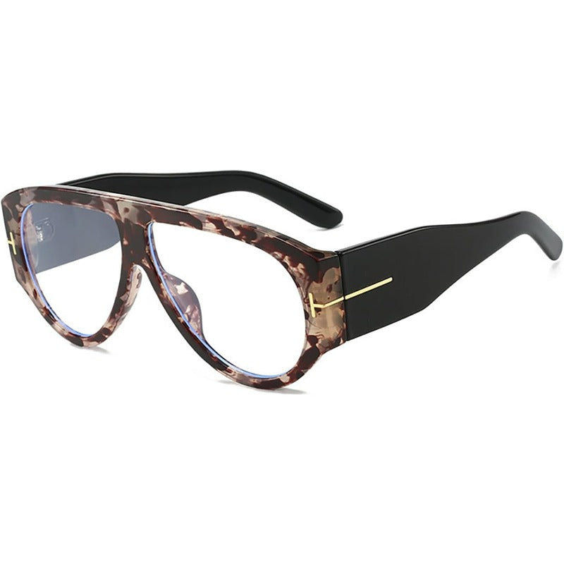 Oversized UV400 Aviator Solbriller Skanto
