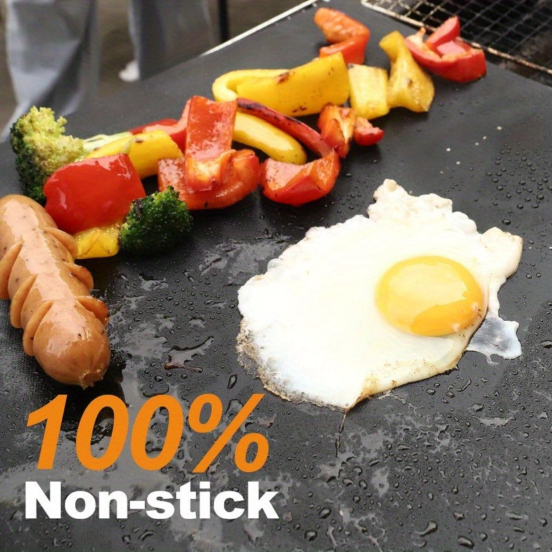 Norvo | 2-pakning Premium Tyngdeovn Matter - Non-stick, BPA- & PFOA-fri, Varmebestandig | Enkelt å rengjøre, 16x24 tommer tykke ovnmatter for elektriske, gass-, brødrister-, konveksjons-, mikrobølgeovner, grill | Holdbare BBQ-tilbehør