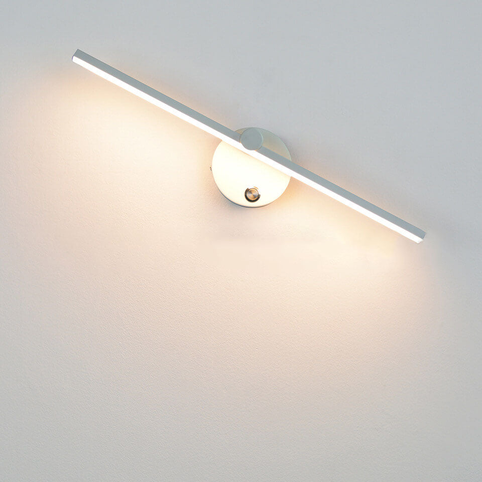 Norvo | Nordisk Minimalist Aluminium Lang Stangbryter LED Speil Vegglampe
