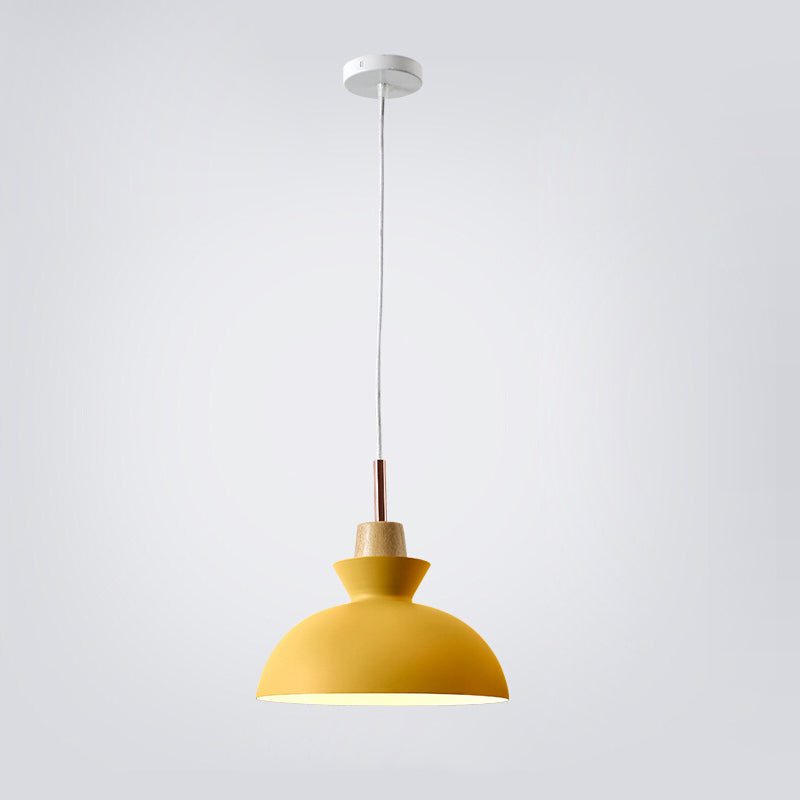 Skanto | AuroraLite Nordic Pendant Lamp | Metal Design | 1-Light | Modern Color Options