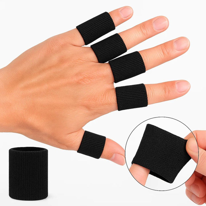 FlexiGuard | Fingerbeskyttelsessleeves – Skadeforebygging – Pustende tettsittende passform - Holder sår og bandasjer på plass – Sport og daglig komfort Skanto