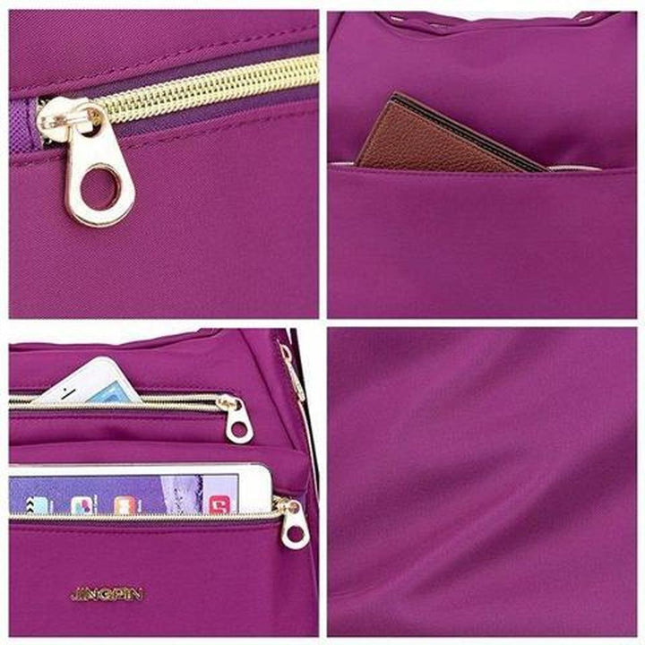 Bag med doble glidelåser, ryggsekk, håndveske og crossbody-veske | Skanto