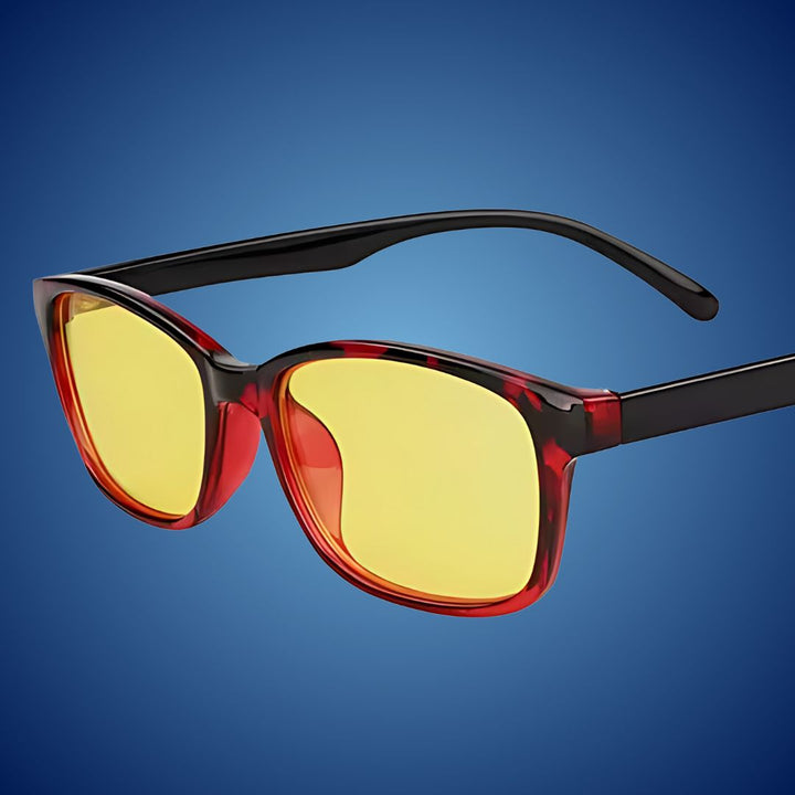 VisionGuard Blålysbrille | Øyebelastning Lindring - Søvnforbedring - Dataskjermbrille - Antirefleksbelegg Skanto