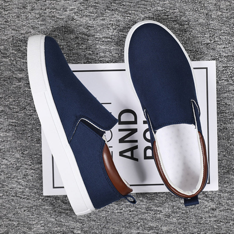 Skanto | Slip-On Sko laget av lerret for menn